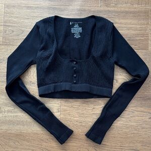 FREE PEOPLE MOVEMENT LONG SLEEVE YOGA TOP